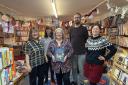 At the Norfolk Children's Book Centre, are, from left, Marilyn Brocklehurst, Kirsty Connor, Jane Coates, Matt Brocklehurst and Annie Rhodes