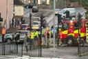 Two people have been taken to hospital after a crash in Fullers Hill