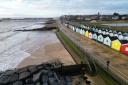 The sea wall repair works are taking place at the northern end of the Southwold Pier car park. Picture: Coastal Partnership East