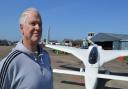 Dan Gay with his LZ plane at Seething Airfield.Picture: TMS Media