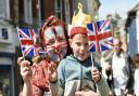 Families enjoying the Platinum Jubilee celebrations in Cromer on Thursday.