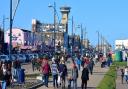 A busy Yarmouth seafront on Good Friday.PHOTO: Nick Butcher