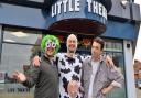 Among the stars of the upcoming Jack and the Beanstalk panto at Sheringham Little Theatre, are, from left, Harry Wyatt, Olly Westlake and Charlie Randall.