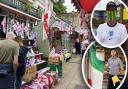 Norwich businesses are flying their flags as excitement builds for the Euros final tomorrow night.