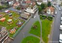 Aerial photo of flooding in Great Yarmouth