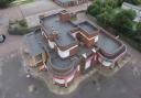 FLASHBACK: An aerial photo of the Iron Duke pub in North Denes area of Great Yarmouth. Photo: Newsquest