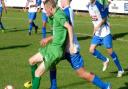 Gorleston, green, will be hoping for a better 90 minutes than they endured on Saturday. Picture: DAVID HARDY