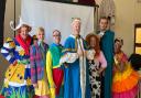 The cast of Norwich Theatre Royal\'s 2022 pantomime Jack and the Beanstalk.