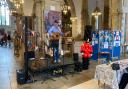 A street party has moved inside the Minster in Great Yarmouth