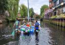 The 'Pap Leeky' expedition leaving Norwich on August 17.