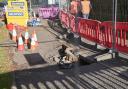 A sinkhole has appeared on Chimney Springs in Ormesby.