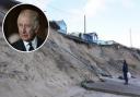 A Hemsby resident asked the King for help with funding for sea defences in Hemsby.