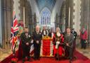 The Lamplight of Peace was lit inside Great Yarmouth Minster ahead of 80th anniversary of the Normandy Landings in June.