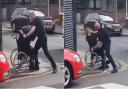 Two police officers are to face misconduct for using excessive force against a man with one leg in a wheelchair