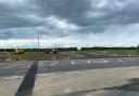 The access road to Mulberry Park (formerly known as Magnolia Gardens) in Caister.