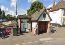 The man is said to have got off the bus in Acle - pictured is one of two main bus stops in the centre of Acle