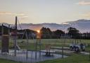 Caister Playing Field pictured in June before the play equiptment works were underway at this start of this month