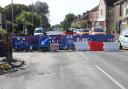 Yarmouth Road at its junction with St Julian Road in Caister has been closed by Essex & Suffolk Water