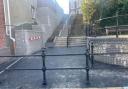 The White Lion Steps in Gorleston after five months of repair work.