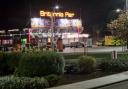 Emergency services outside of Britannia Pier in Great Yarmouth last night