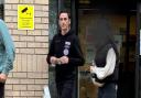 Nathan Luxton pictured leaving Great Yarmouth Magistrates' Court