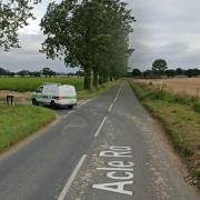 Acle Road in Norfolk