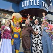 The Jack and the Beanstalk panto cast at Sheringham Little Theatre.