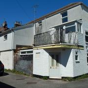 The rear entrance to the Gordon Terrace property, which goes up for auction on October 26 with Auction House East Anglia