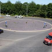 The A47 roundabout where there once stood a railway station at Gorleston, and where it is believed before the station there was a stone circle. Picture: DENISE BRADLEY