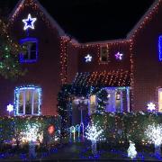 We love the weeks of pointing out Christmas lights, such as these in Wood Avens Way, Wymondham. Picture Ella Wilkinson.