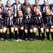 Acle Ladies before their debut in the Women's FA Cup against Huntingdon Town last month. Picture: RICHARD GILES