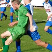 Gorleston, green, will be hoping for a better 90 minutes than they endured on Saturday. Picture: DAVID HARDY