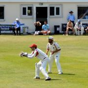 Cricket action from the Norfolk Alliance Premier Division: Cromer v Sprowston. Cromer Batting - Sam Hales in WicketPicture: MARK BULLIMORE