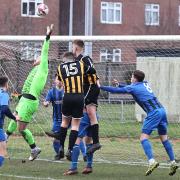 Action from the Bloaters home game against Whittlesey