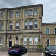 The flat is in a former hospital on Yarmouth seafront