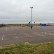 Groundworks have been completed at the site of 43 beach huts in Great Yarmouth. But the huts have yet to arrive. Picture - James Weeds