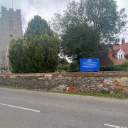 The church of St Mary the Virgin in Hemsby is undergoing essential maintenance work until the end of the year. Picture - James Weeds