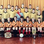 Cameron Newark (right) was a former primary school teacher in Great Yarmouth and Caister. Picture date: 1987/88. Picture - Caister Middle School