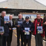 Members of the East Norfolk Transport Users Association (ENTUA) and Greater Anglia at Great Yarmouth Railway Station. Picture - Sonya Duncan