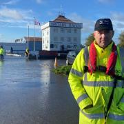 Senior flood warden Paul Rice said the team remains on standby at Potter Heigham. Picture - James Weeds