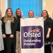 The team at Beams Foster Care are celebrating their Outstanding Ofsted review.