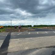 The access road to Mulberry Park (formerly known as Magnolia Gardens) in Caister.