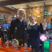 Harry Daisley and Tallulah Campfor-Wood have taken over the bar at The Farmers, Ormesby.