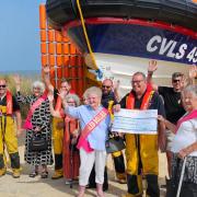 Caister Lifeboat receives £2,000 from charitable senior women's group, the Disabled Dollies