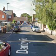 A car was set alight in Danby Road in Gorleston