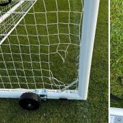 Anger as 'mindless' vandals cut holes in youth football teams nets