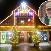 Kevin Wood, inset, chairman of Caister Parish Council, is disappointed that Norfolk County Council is charging £10,000 for the village to put up Christmas lights.