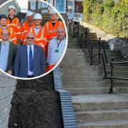 The White Lion Steps in Gorleston have reopened