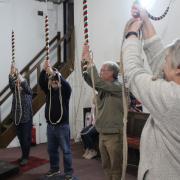 Bellringers at Yarmouth Minster. The tradition is under threat as the church is struggling to recruit new ringers.