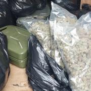 Twenty five kilograms of cannabis has been seized in a coastal town